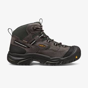 KEEN Braddock Waterproof Mid (Steel Toe) - Tmavo Hnede Pracovne Cizmy Panske, K0235SK